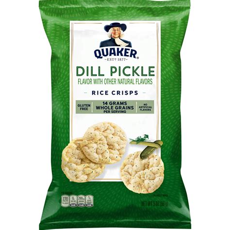 Rice Crisps Dill Pickle | Quaker Oats