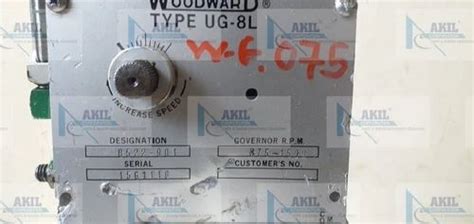 Governor and Regulators and Controller - Woodward EBG Governor, EGB ...