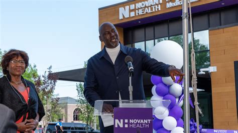 Michael Jordan and Novant Health Open New Facility in Basketball Player ...