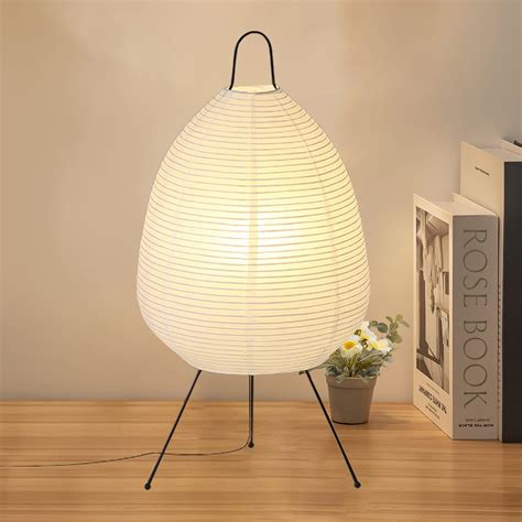Paper Lamp Noguchi Style Lamp, Rice Paper Akari Floor Lamp, Paper ...