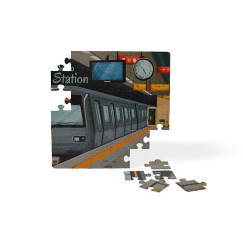 Buy Metro Station 36 Pieces Jigsaw Puzzle for Kids 4 year and above ...
