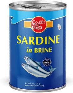 Golden Prize Sardine In Brine 425g Each, Pack of 2 Slices Price in ...