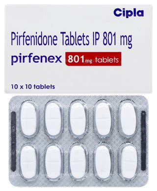 Pirfenex 801 Mg Tablet 10 - Uses, Side Effects, Dosage, Price | Truemeds