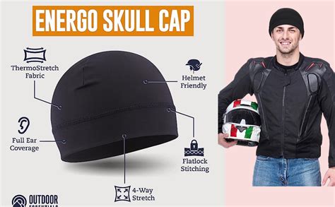 Caiuse Men's Cooling Liner Cap – Sweat-Wicking Headwear for Under ...