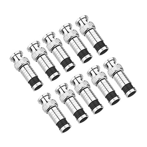 Techno System World Generic 10 Pcs Bnc Compression Connector for Coax ...