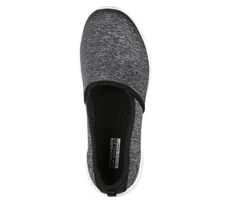 Skechers Black/White Go Walk Joy Soft Take Womens Walking Shoes - Style ...