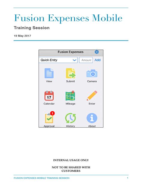 Image result for How to Use Oracle Fusion Mobile Expense App