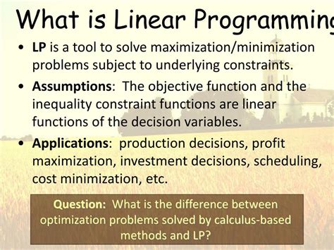 Linear Programming Tips and Tricks 的图像结果
