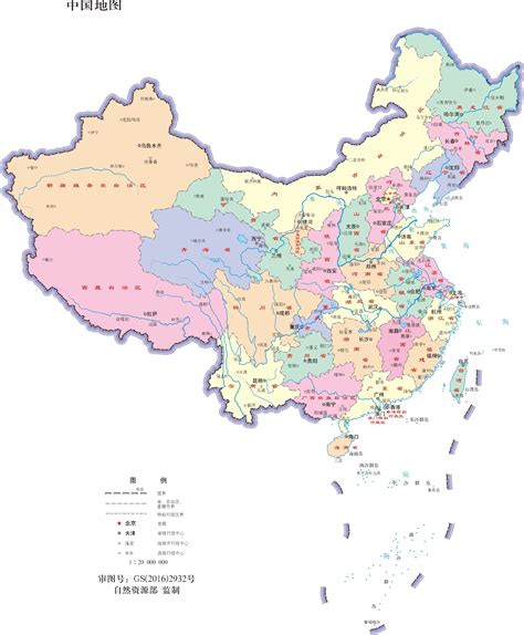 中国地图大图 中国地图图片[源文件,psd]