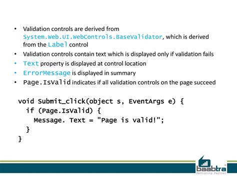 Validation Control in Asp.net Using C Sharp 的图像结果