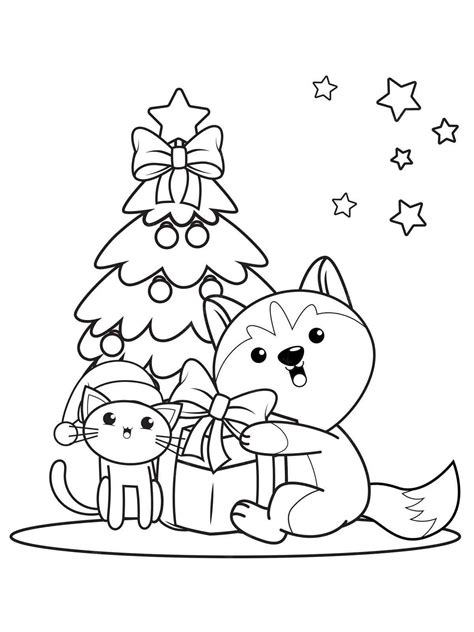 Cute Coloring Pages Christmas