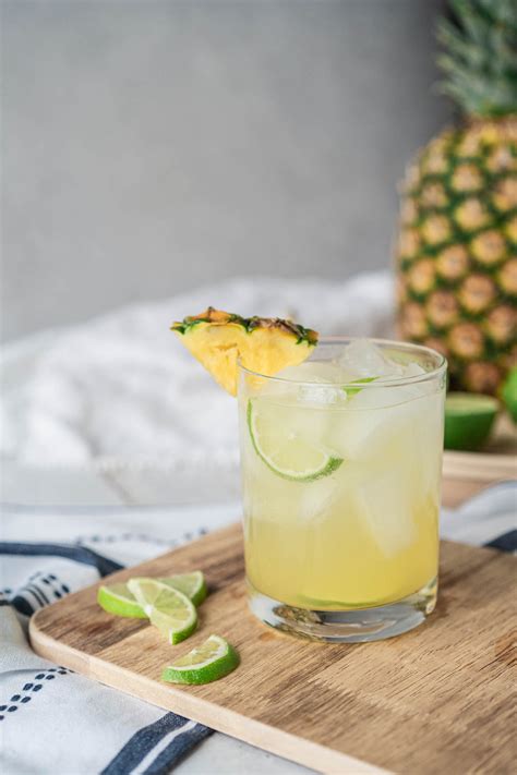 Beachy Pineapple Vodka Cocktail - Chelsea Dishes
