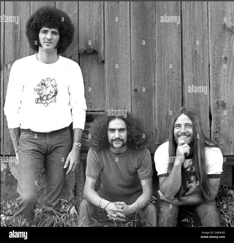 GRAND FUNK RAILROAD Promotional photo of American rock group about 1970 ...