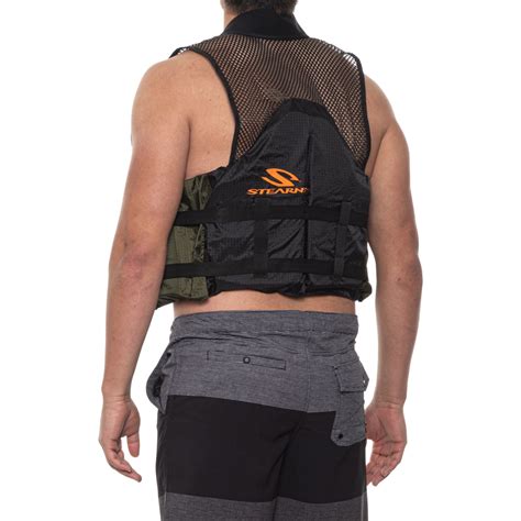 Stearns Comfort Series Collared Fishing Type III PFD Life Jacket (For ...
