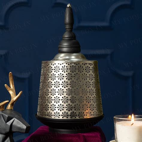 Buy Radha Krishna Silver Tea Light Holder Online in India - Mypoojabox.in