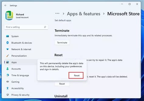 Image result for Reset Microsoft Store App