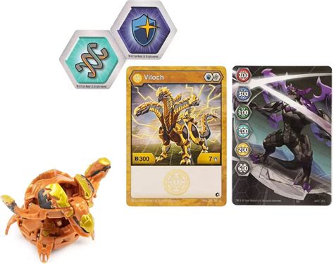 Buy Bakugan Geogan Rising 2021 Aurelus Viloch 2-inch Core Collectible ...