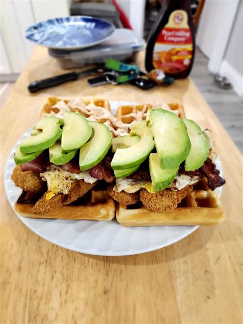 Chicken and Waffle Sandwich : r/Sandwiches