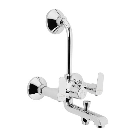 Benelave By Hindware BLQCP78076 3-In-1 Wall Mixer for Bathroom for Hot ...