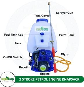RICO ITALY MECHINICAL KNAPSACK HIGH PRESSURE POWER SPRAYER 2 STROKE AIR ...