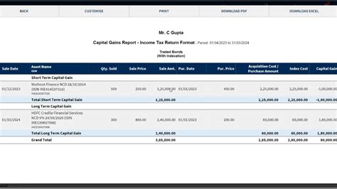 How to compute the capital gains for my sovereign and other bonds in ...