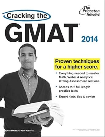 Buy Cracking the GMAT with 2 Practice Tests, 2014 Edition (Graduate ...