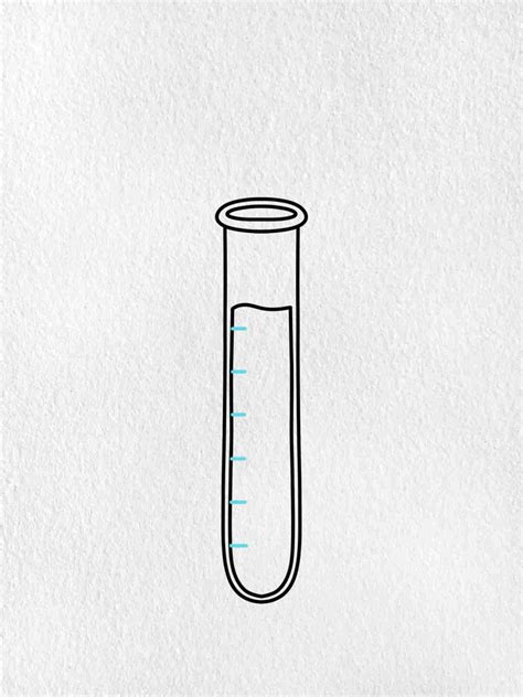 Draw a Test Tube - HelloArtsy