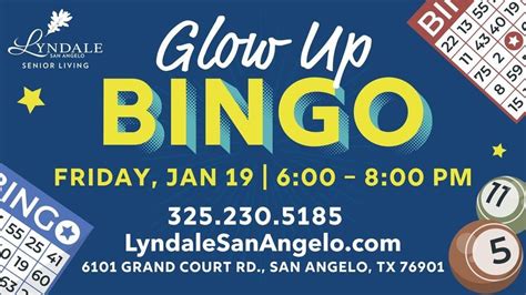 Glow Up Bingo Night, Lyndale San Angelo Senior Living, 19 January 2024 ...