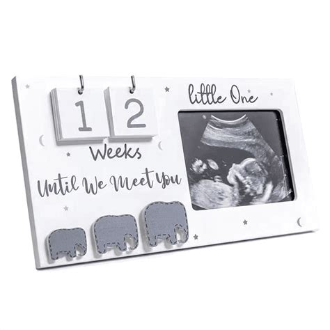 Sonogram Picture Frames, Ultrasound Photo Frames with Countdown Weeks ...