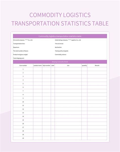 Transport Logistics Excel 的图像结果