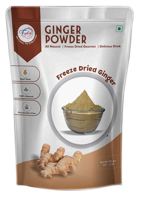 FZYEZY Natural Freeze Dried Ginger Powder for Kids and Adults - 150gm ...