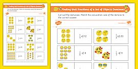👉 Finding Unit Fractions of a Set - Twinkl - KS2