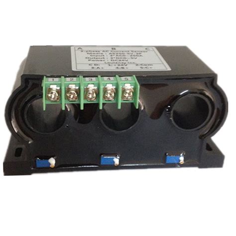 Loulensy 3-Phase AC Current Sensor Transducer Transformer Transmitter ...