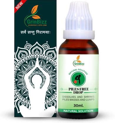 grinbizz Piles Free Drop For Stop Pain, Itching, Bleeding Piles ...