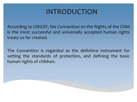 United Nations Convention on the Rights of the Child 1989 | PPTX