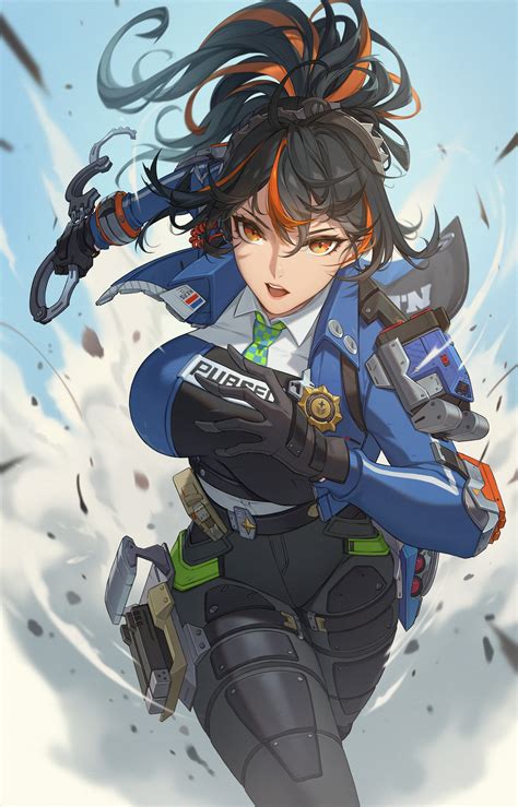 zhu yuan (zenless zone zero) drawn by citemer | Danbooru