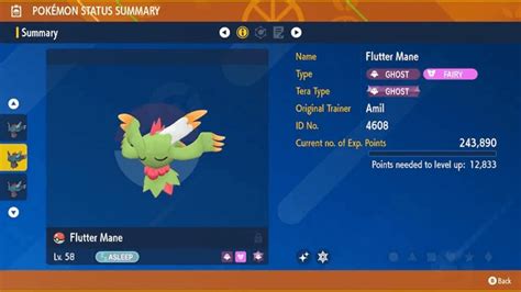 What is Flutter Mane weakness in Pokémon Scarlet? - Pokewolf