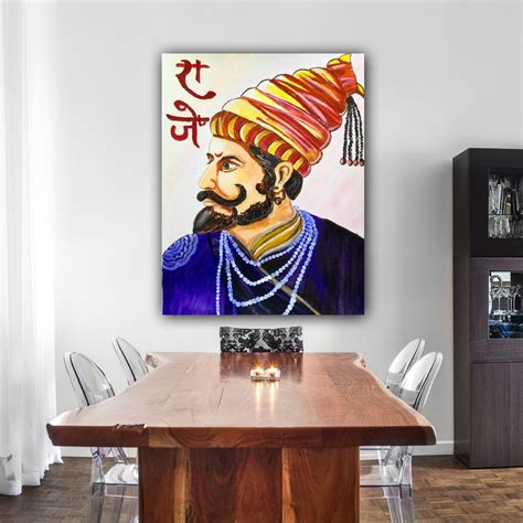 Buy Shivaji Maharaj Wall Art Online In India - Etsy India