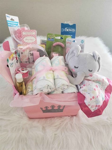 Baby Gift Basket/ Gifts for Baby Girl/ Gift for Newborn Girl/girl Baby ...