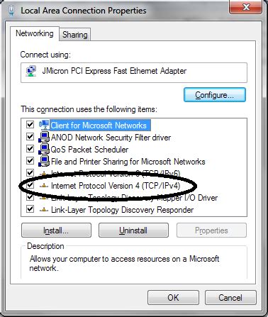 Image result for Local Area Connection Properties