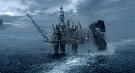 Movie Review: Norwegian oil workers try to escape “The Burning Sea ...