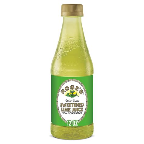 Rose's Sweetened Lime Juice, 12 fl oz bottle - Walmart.com