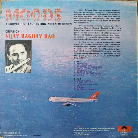 Vijay Raghav Rao - Moods: A Souvenir Of Enchanting Indian Melodies ...