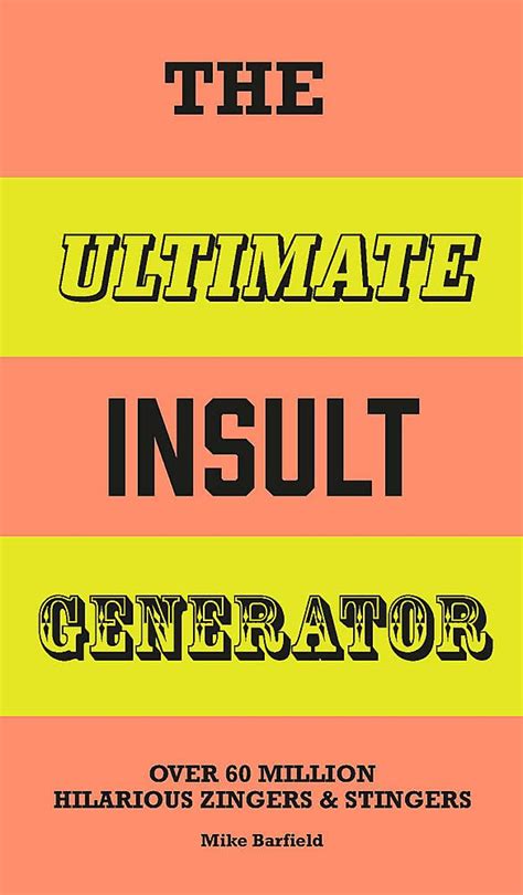 Buy Ultimate Insult Generator Book Online at Low Prices in India ...