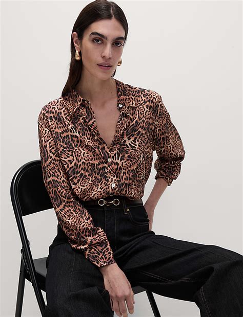 Buy Printed Collared Shirt at Marks & Spencer