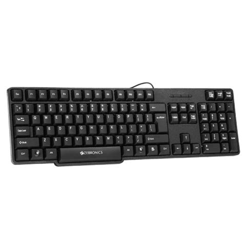 Buy Zebronics K20 USB Keyboard with Rupee Key, USB Interface and ...