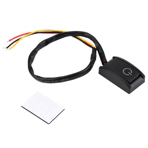 DC 12V Paste Type Switch ON/OFF Button Switch, Car DIY Switch Paste ...