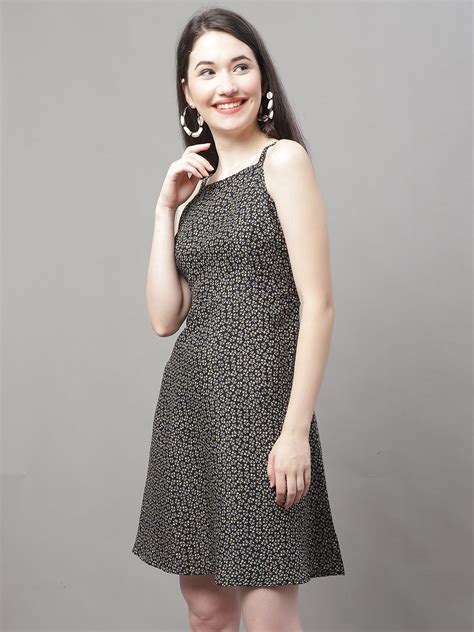 Women Grey Floral Printed A-Line Dresses – Jompers Wholesale