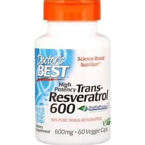 Doctor's Best Trans-Resveratrol 600 60 vcaps DOCTOR'S BEST - taternik-sklep