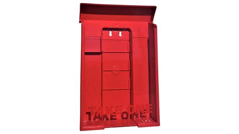 Buy Red Snap Shut Brochure Box Brochure Holder Flyer Box Black Outdoor ...